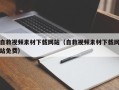 漳浦自救视频素材下载网站（自救视频素材下载网站免费）